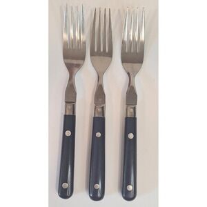 Wa Washington Forge Mardi Gras 7.5 Inch Forks 3 Flat Silver Ware